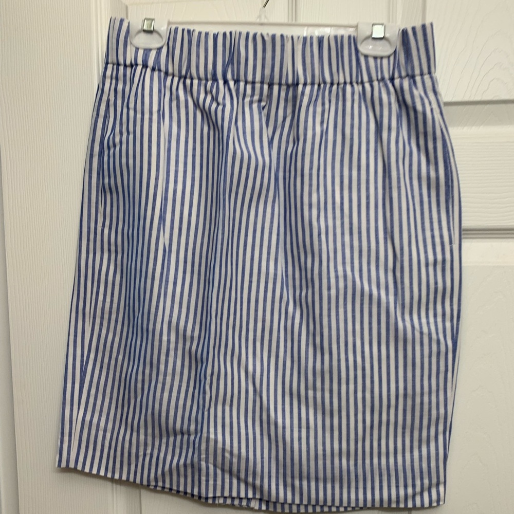 J Crew linen knee length skirt NWOT